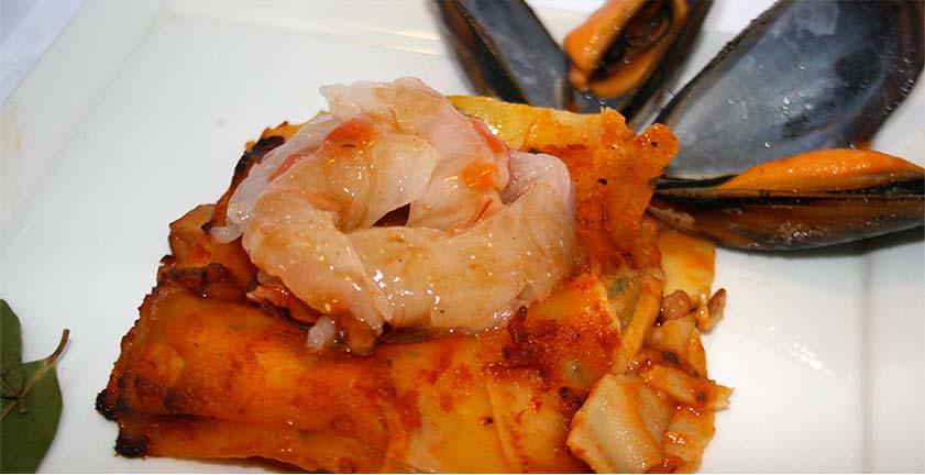 lasagne ai frutti di mare