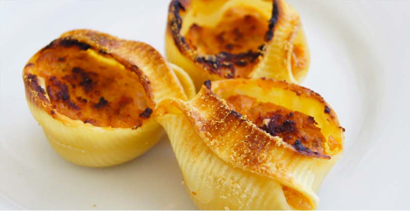 Conchiglioni ripieni al forno