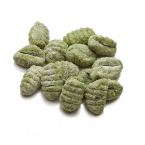 Green gnocchi with spinach