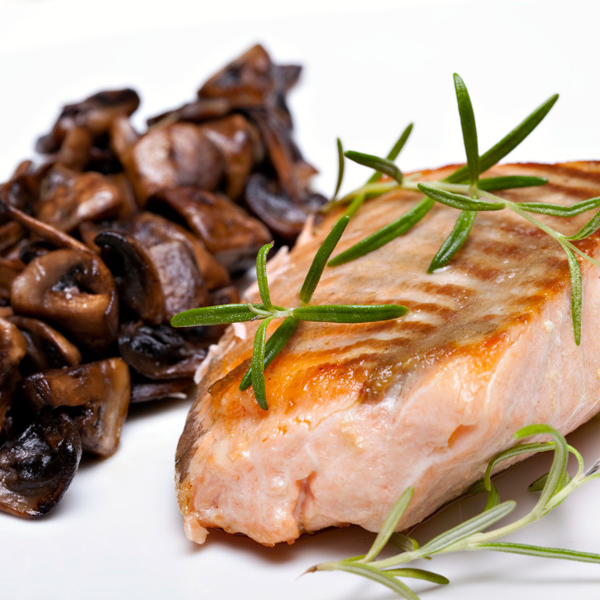 salmone ai funghi porcini1