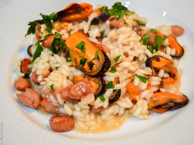 risotto fagioli e cozze j momo