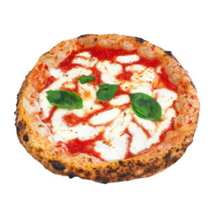 Pizza Margherita mit Büffelmozzarella aus Kampanien