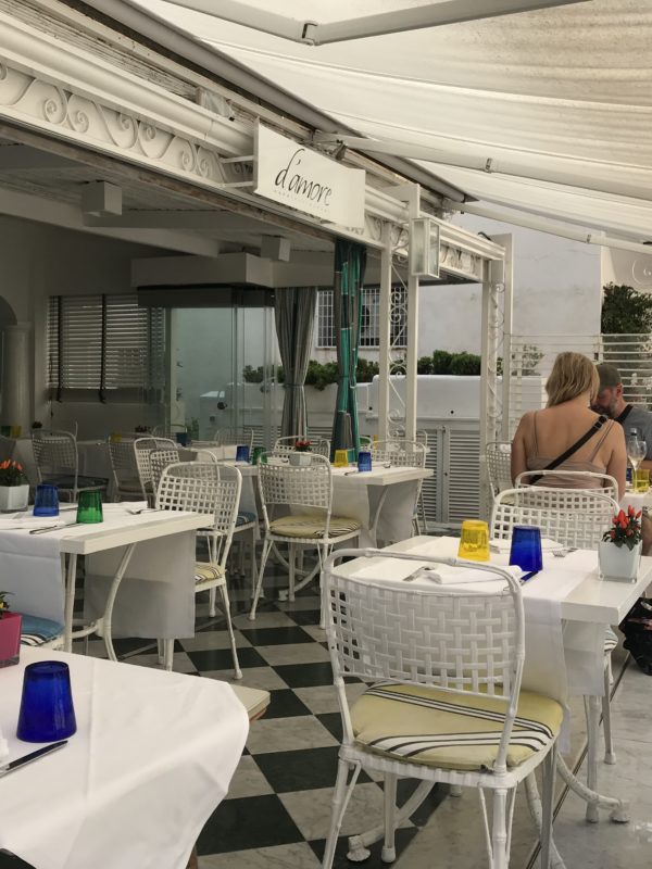 Ristorante D'Amore, Capri