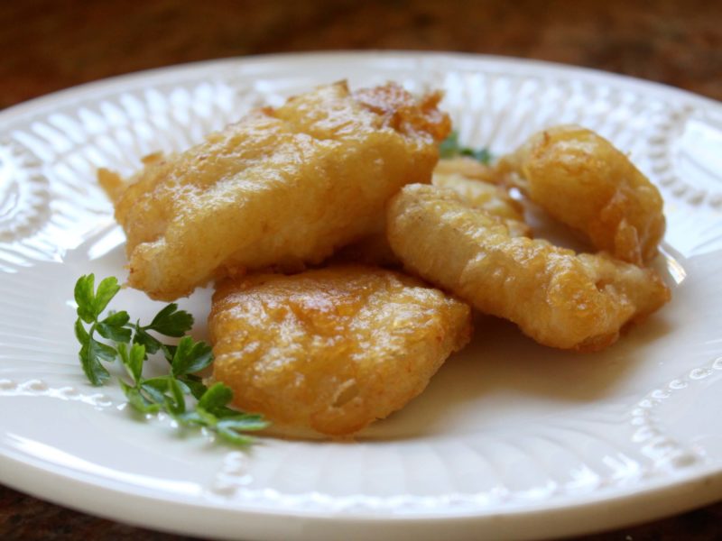 baccalà fritto alla romana