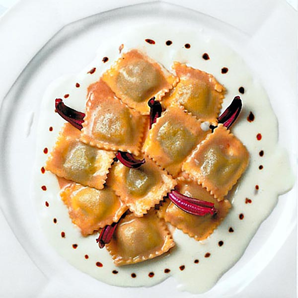 ravioli al radicchio trevigiano