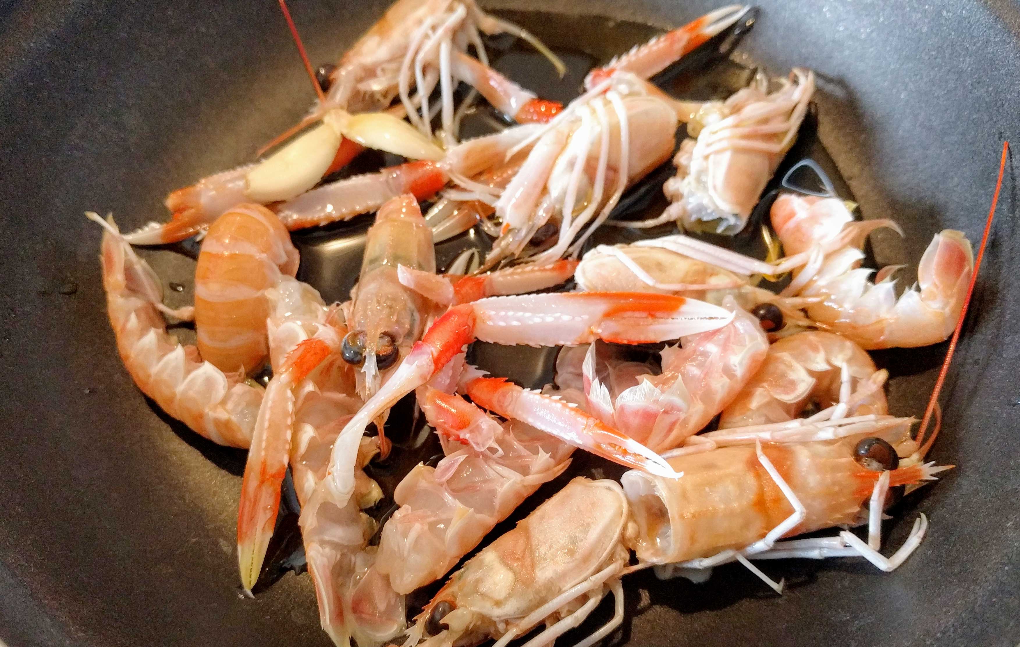 scampi all'arrabiata